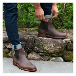 Adelante Men’s Made-To-Order The Mendoza Mahogany Buttery Full Grain Leather Che